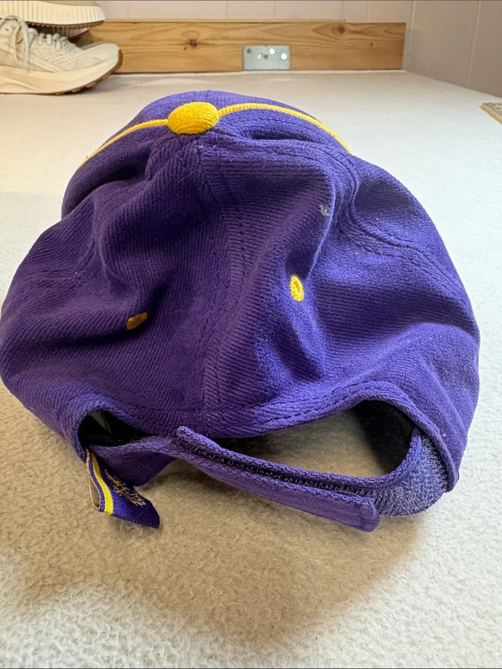 LSU Purple & Gold Tiger Logo Baseball Cap